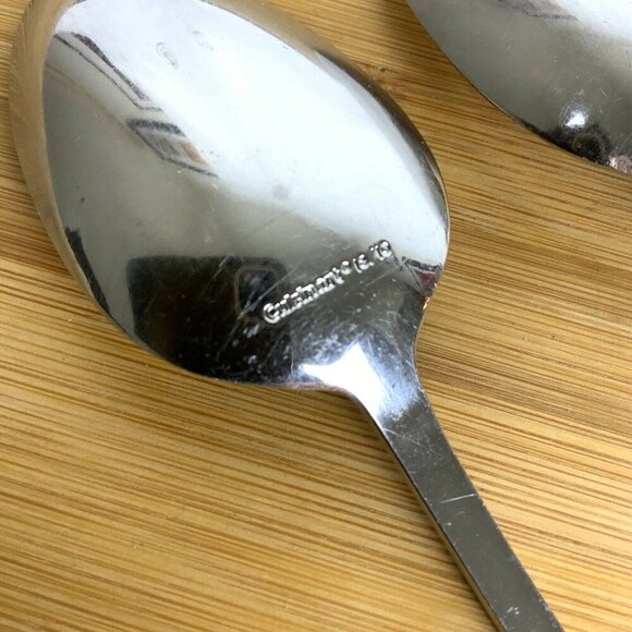 Cuisinart Annapolis 2 Place Oval Soup Spoons 18/10 Stainless Steel Flatware - Picture 4 of 4